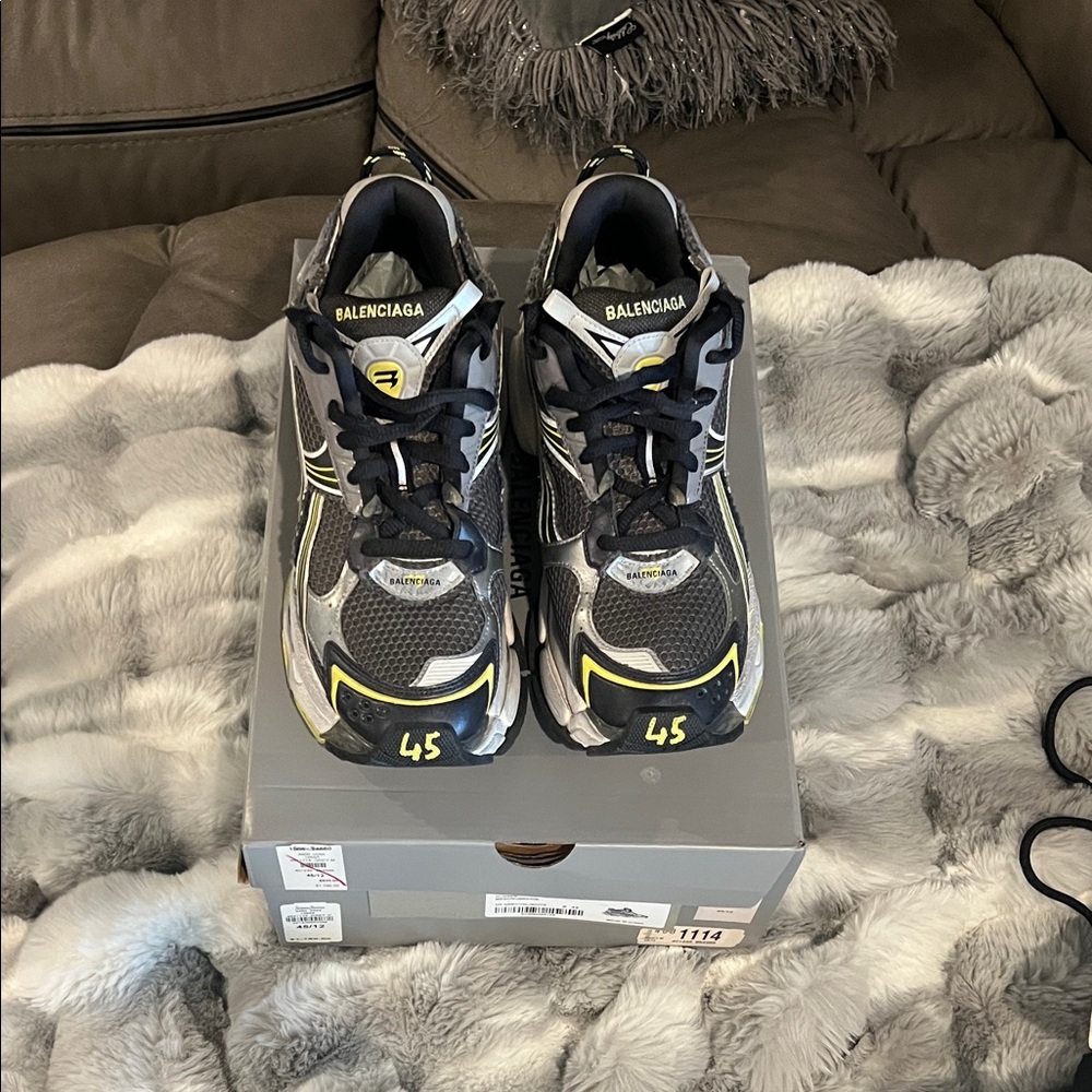 Balenciaga Black & Yellow Runners